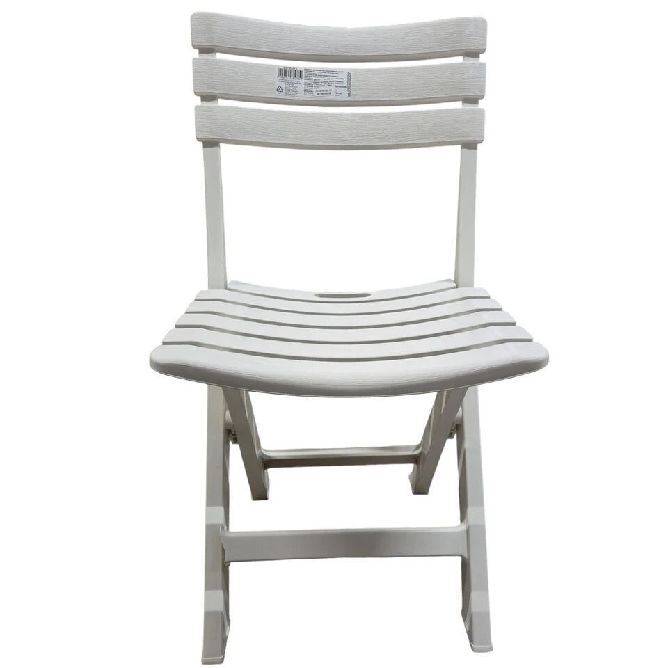 Pro Garden Progarden Klapstoel Voor Buiten/binnen - Ivoor Wit - 41 X 78 Cm 5 Pro Garden Progarden Klapstoel Voor Buiten/binnen - Ivoor Wit - 41 X 78 Cm - Afbeelding 3