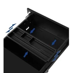 Bureau Ladeblok Verrijdbaar Incl. Slot - 55x45x39cm - Zwart 15 Bureau Ladeblok Verrijdbaar Incl. Slot - 55x45x39cm - Zwart -Meubelpromotie 691851beb37943ce9c09abb833abefc2