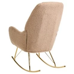 GULSELE - Schommelstoel - Beige - Bouclé 17 GULSELE - Schommelstoel - Beige - Bouclé -Meubelpromotie 69223ce1a4a94935b771276960f28bab