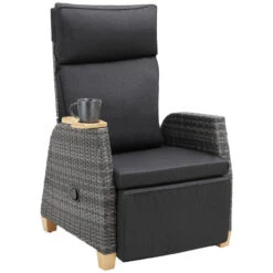 Tectake Wicker Fauteuil Pescara Met Aluminium Frame, Rugleuning Verstelbaar 15 Tectake Wicker Fauteuil Pescara Met Aluminium Frame, Rugleuning Verstelbaar -Meubelpromotie 69c73df072c7496ab88efdb784f53960