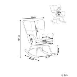 OULU - Schommelstoel - Donkergroen - Bouclé 14 OULU - Schommelstoel - Donkergroen - Bouclé -Meubelpromotie 6c7172c93aa942cbbea0aeb66e46d78b 2