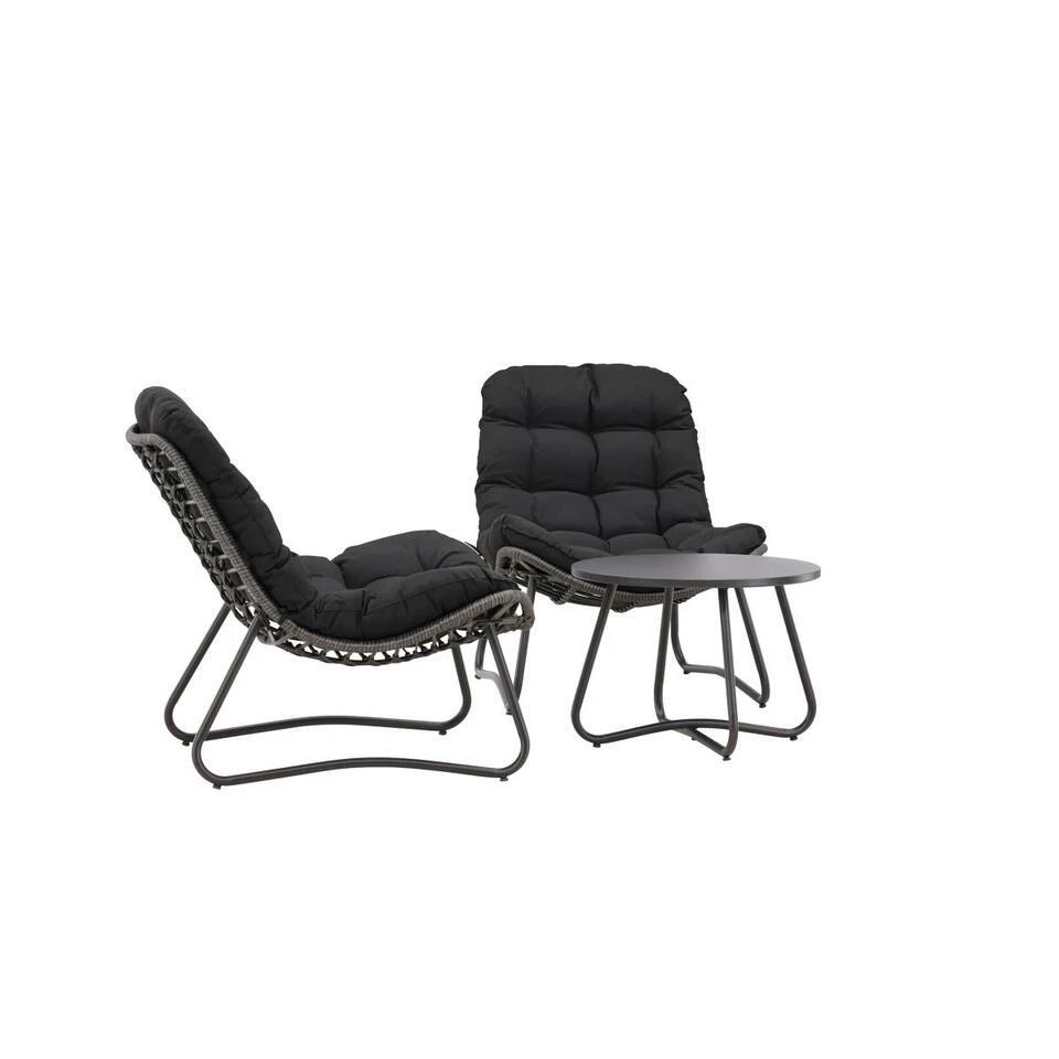 Svea - Mustafa Loungeset - Grijs/zwart 8 Svea - Mustafa Loungeset - Grijs/zwart - Afbeelding 6