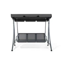 Beliani Schommelbank BOGART - Zwart Mesh -Meubelpromotie 6e735f3942be48868b781dd86579332d