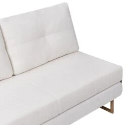 JERSLEV - 3-zits Slaapbank - Off-white - Bouclé -Meubelpromotie 6e888d9177ec40ddb924c67f84d31455