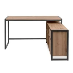 CALICOSY - Bureau PRAGUE - Licht Hout - 75x139x139 Cm 15 CALICOSY - Bureau PRAGUE - Licht Hout - 75x139x139 Cm -Meubelpromotie 6f393274b6bc4577a9f537590dbc02bb