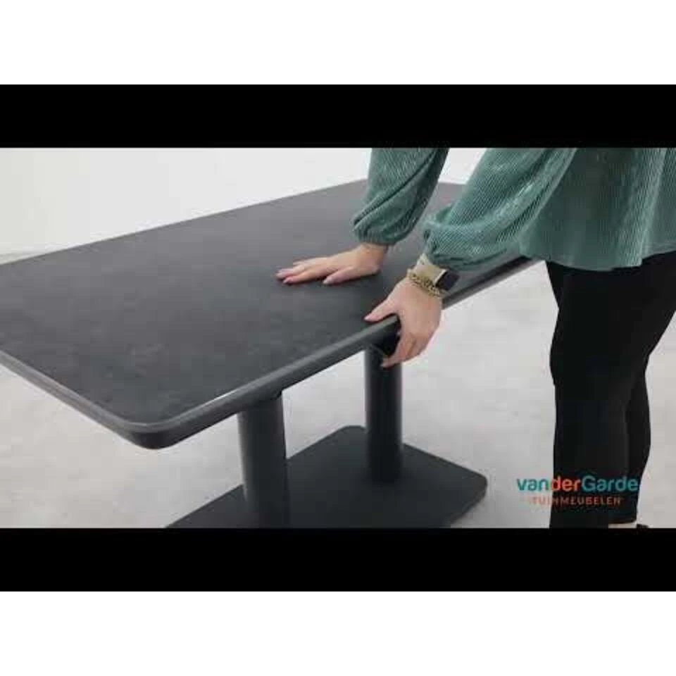 Medina Up&down Tafel 140x80 Cm. - Royal Grey/Keramiek 11 Medina Up&down Tafel 140x80 Cm. - Royal Grey/Keramiek - Afbeelding 9
