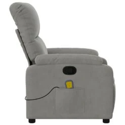 VidaXL - Massagestoel - Grijs - Microvezel 21 VidaXL - Massagestoel - Grijs - Microvezel -Meubelpromotie 6fcce39d71884875bdb2e92aa6a0d199
