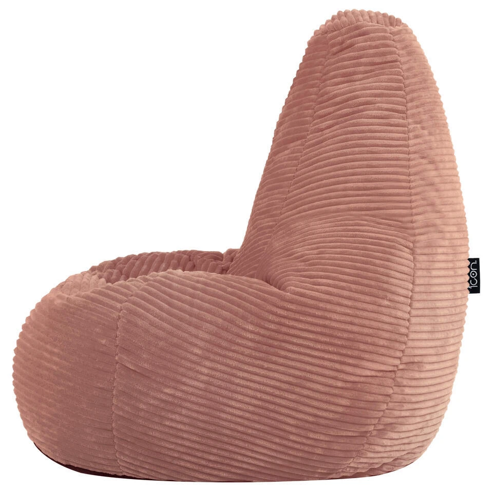 Icon Kinderzitzakken Dalton - Corduroy Zitzak - Oud Roze 7 Icon Kinderzitzakken Dalton - Corduroy Zitzak - Oud Roze - Afbeelding 5