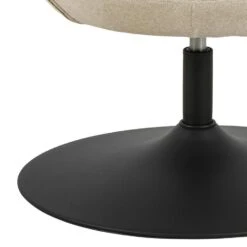 Fauteuil Beige Stof Draaibaar - Zithoogte 47cm - Eva 14 Fauteuil Beige Stof Draaibaar - Zithoogte 47cm - Eva -Meubelpromotie 71f0129dd923477a8ad437cac8951920