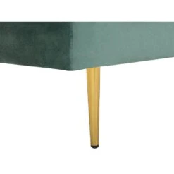 MIRAMAS - Chaise Longue - Groen - Linkerzijde - Fluweel -Meubelpromotie 7309f5b384ea435ea39f125e56f810cf
