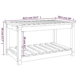 VidaXL - Loungetafel Met Opbergruimte - Wit - Grenenhout - 82,5x50,5x45 Cm 17 VidaXL - Loungetafel Met Opbergruimte - Wit - Grenenhout - 82,5x50,5x45 Cm -Meubelpromotie 73c566719e0240f6b18d6c9bb4d1276d