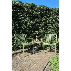 Stripe Loungestoel - Mosgroen -Meubelpromotie 74d71829d200404bb064e549af40212f