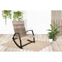 Sens-Line - Sophie Outdoor Schommelstoel - Zand -Meubelpromotie 7526a56aceee45c6bd91d88010fad5a3