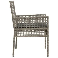 VidaXL - Tuinstoel - Grijs - Poly Rattan - 53 X 60 X 85cm -Meubelpromotie 758bf4237dd2422bb7d4bff194d07f87