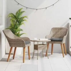 VidaXL - Tuinstoel - Zwart - Poly Rattan - 55 X 62.5 X 82cm 15 VidaXL - Tuinstoel - Zwart - Poly Rattan - 55 X 62.5 X 82cm -Meubelpromotie 7654fe61d0d64cb193809db62da8295d