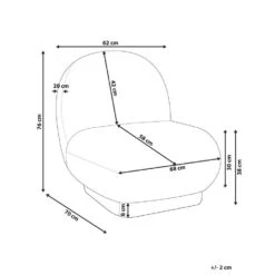 LOVIISA - Fauteuil - Beige - Polyester 13 LOVIISA - Fauteuil - Beige - Polyester -Meubelpromotie 782738b97e884c0d8ad81c63d81d05a9