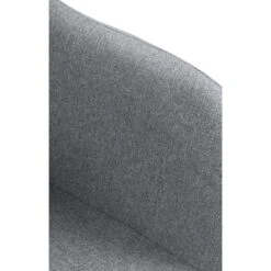 CLP Barkruk Natoma Zwart Frame - Stof - Grijs -Meubelpromotie 78b98bce4fb54907999f85a3674d5b43