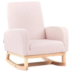 NORBY - Schommelstoel Voor Kinderen - Pastelroze - Bouclé 16 NORBY - Schommelstoel Voor Kinderen - Pastelroze - Bouclé -Meubelpromotie 7900c49ae468446c9441411a30a661b2