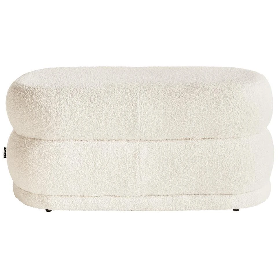 ELLENDALE - Voetenbank - Gebroken Wit - Bouclé 8 ELLENDALE - Voetenbank - Gebroken Wit - Bouclé - Afbeelding 6