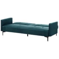 LUCAN - Slaapbank 3-zits - Blauw - Polyester -Meubelpromotie 7b017ad60c5744c7bcb8050963d6474b