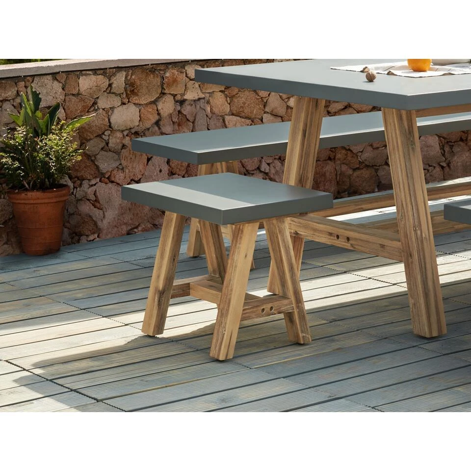 TONNARE - Tuinkruk - Grijs - Beton 4 TONNARE - Tuinkruk - Grijs - Beton - Afbeelding 2