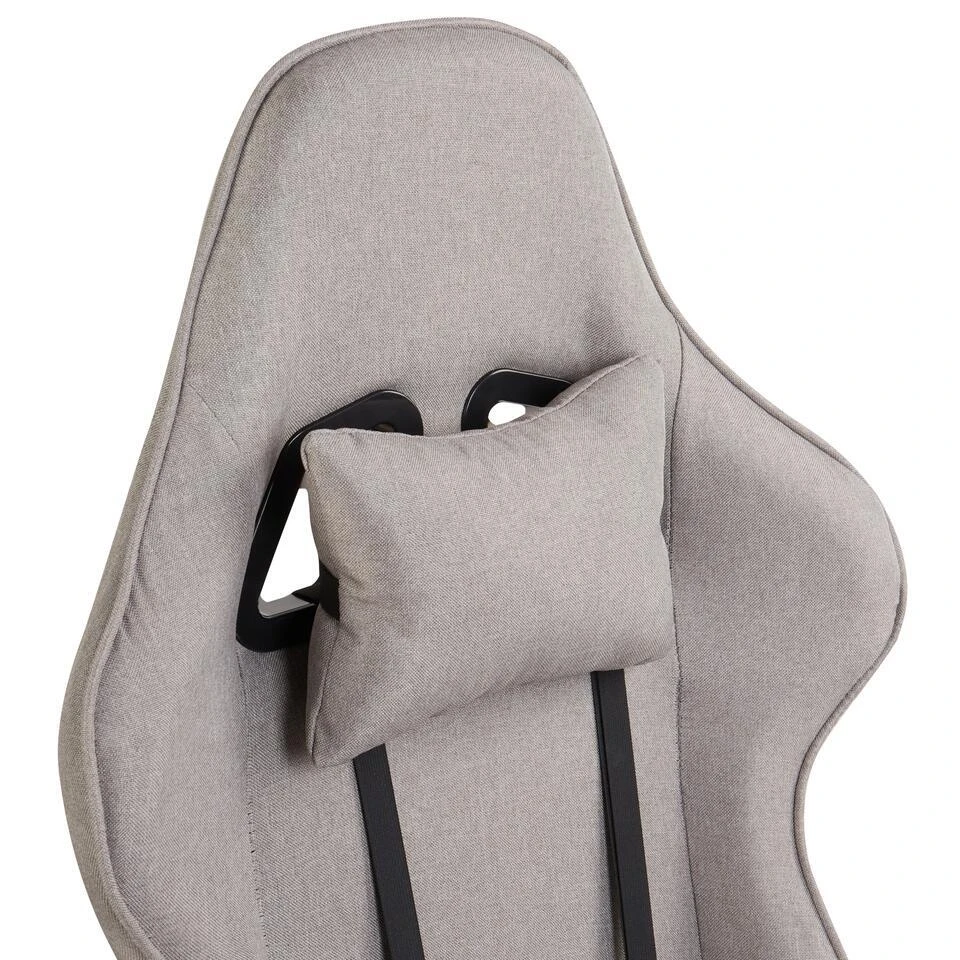 WARRIOR - Gamestoel - Beige - Polyester 10 WARRIOR - Gamestoel - Beige - Polyester - Afbeelding 8