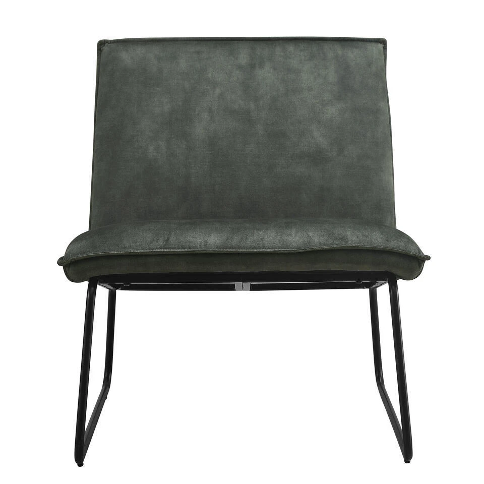 Fauteuil James - Velvet Groen 8 Fauteuil James - Velvet Groen - Afbeelding 6
