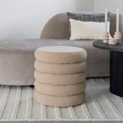 Poef Grijs - Ø44x44cm - Ronde Poef - Poef Brooklyn 12 Poef Grijs - Ø44x44cm - Ronde Poef - Poef Brooklyn -Meubelpromotie 7dfd5b00a77240a18b8dc30b4309d825