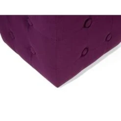 Beliani Poef WISCONSIN - Paars Fluweel -Meubelpromotie 7fa4f714b65f449b8f72721ca74f6fcf