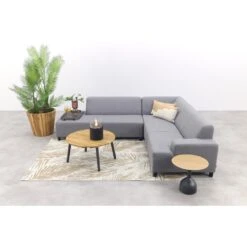 Malaga/Mindo - Hoekbank Loungeset Chaise Longue - Lichtgrijs -Meubelpromotie 7fb6b9f3f8034e5597429a7ffc670fe4