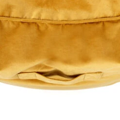 Icon Zitzak En Poef Natalia - Fluwelen Zitzak - Geel -Meubelpromotie 7ff51d5561574ec1b4225e0db0b9cfe4