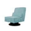 Draaifauteuil Stuttgart - Ribcord - Ijsblauw -Meubelpromotie 81004594