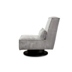 Draaifauteuil Stuttgart - Ribcord - Lichtgrijs 8 Draaifauteuil Stuttgart - Ribcord - Lichtgrijs -Meubelpromotie 81004595 0301