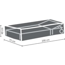 Outdoor Covers Premium Hoes - Ligbed - 40x200x75 Cm 7 Outdoor Covers Premium Hoes - Ligbed - 40x200x75 Cm -Meubelpromotie 81005645 9000