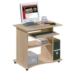 Bureau Durini - Bruin - 75x80x50 Cm