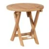 Exotan Klaptafel Rond - Teakhout - Ø45x45 Cm 2 Exotan Klaptafel Rond - Teakhout - Ø45x45 Cm -Meubelpromotie 81019501