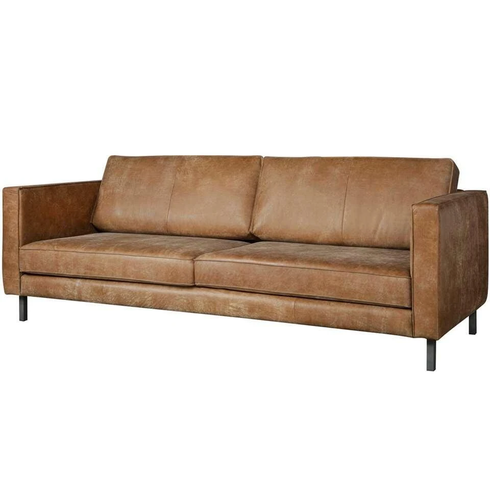 Bank Ferro 3,5-zits - Leer - Cognac 4 Bank Ferro 3,5-zits - Leer - Cognac - Afbeelding 2