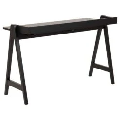 Bureau Mylo - Zwart - 80x126,6x51,6 Cm 8 Bureau Mylo - Zwart - 80x126,6x51,6 Cm -Meubelpromotie 81026512 0300