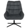 Fauteuil Devin - Stof - Donkergrijs 2 Fauteuil Devin - Stof - Donkergrijs -Meubelpromotie 81027693