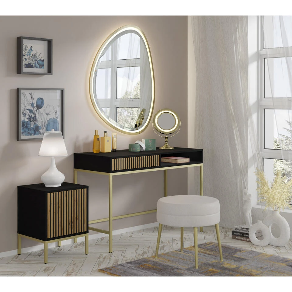 Bureaucontainer Ravenna -/Zwart Mat/Artisan - Metall - 41x40x55 Cm 8 Bureaucontainer Ravenna -/Zwart Mat/Artisan - Metall - 41x40x55 Cm - Afbeelding 6