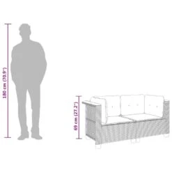 VidaXL - Tuinbank - Grijs - Poly Rattan - 2 Stuks 19 VidaXL - Tuinbank - Grijs - Poly Rattan - 2 Stuks -Meubelpromotie 829026f61dcc4e259713f501b63f2624