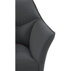 CLP Lounger Damaso Zwart Frame - Kunstleer - Grijs -Meubelpromotie 8331e725b36640e6bc952f5853ee1c97