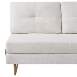 JERSLEV - 3-zits Slaapbank - Off-white - Bouclé -Meubelpromotie 8339fac2489d44a8b3f60094abab078e