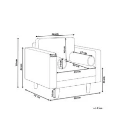 NURMO - Fauteuil - Beige - Polyester 16 NURMO - Fauteuil - Beige - Polyester -Meubelpromotie 835eb70c2edb4ec98cca7a0aa2f1b844