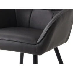 Eetkamerstoel Donkergrijs PU Leer - Nolan - Set Van 2 17 Eetkamerstoel Donkergrijs PU Leer - Nolan - Set Van 2 -Meubelpromotie 837d30b00c464516a17339a19311f897