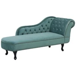 NIMES - Chaise Longue - Mintgroen - Rechterzijde - Fluweel 19 NIMES - Chaise Longue - Mintgroen - Rechterzijde - Fluweel -Meubelpromotie 88706e0f6410421c8c1c5548f3c32319