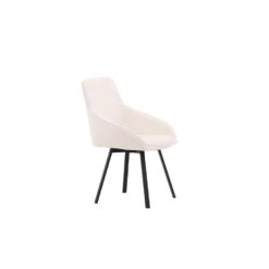 Svea - Rico Eetkamerstoel Linnen - Beige -Meubelpromotie 88b5077e2a2049ed9b49ab8d2f84e1fa