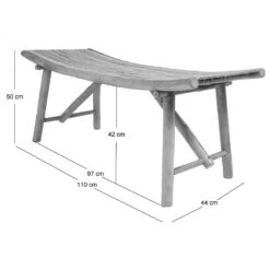 Bank Van Bamboehout -Meubelpromotie 88c714fab03744ff8aedf00035cec792