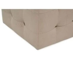 MICHIGAN - Ottomaan - Bruin - Fluweel -Meubelpromotie 89acc2818e0c41728cc1b50b0fa4d41e