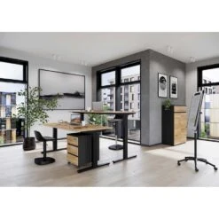 Ladeblok Miguel Met 3 Lades - Antraciet/eik -Meubelpromotie 8a0864a73d6442b489c08431c76d0931